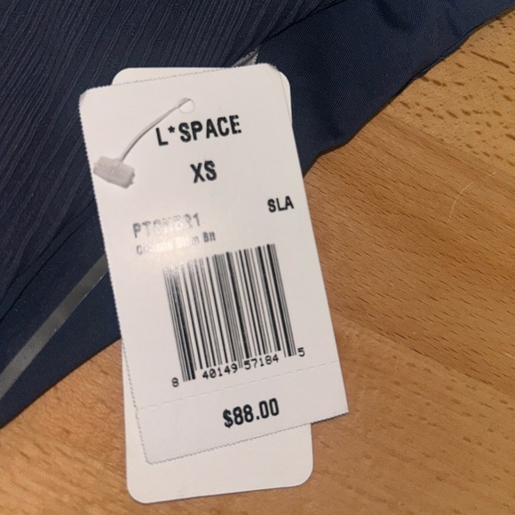 L*Space Cabana Bikini Bottom Slate Size XS - Picture 4 of 6